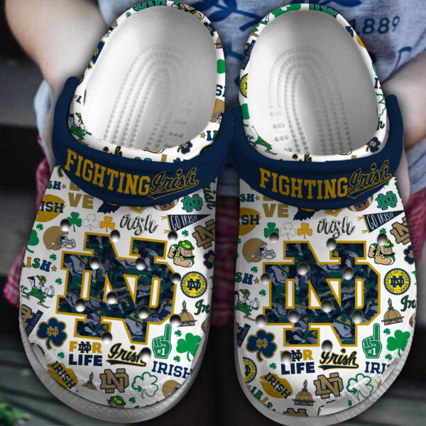 Notre Dame Fighting Irish Crocs 4