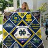 Notre Dame Fighting Irish Quilt Blanket 2