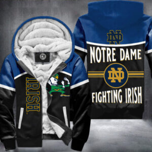 Notre Dame Fighting Irish Fleece Zipper Hoodie 1