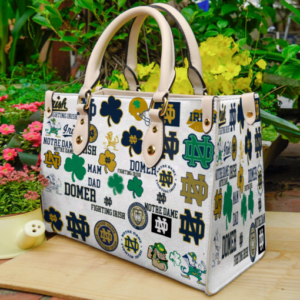 Notre Dame Fighting Irish Leather Handbag 2