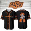 Oklahoma State Cowboys Baseball Jersey 1