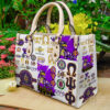 Omega Psi Phi Leather Handbag