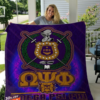 Omega Psi Phi Quilt Blanket