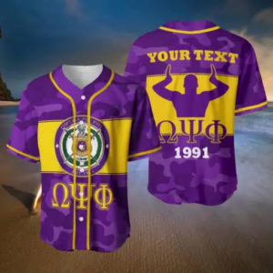 Omega Psi Phi Baseball Jersey 1