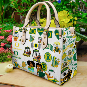 Oregon Ducks Leather Handbag