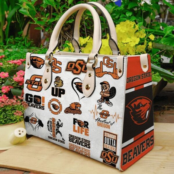 Oregon State Beavers Leather Handbag