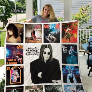 Ozzy Osbourne Quilt Blanket