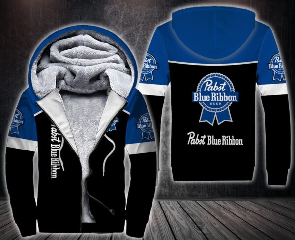 Pabst Blue Ribbon Fleece Zipper Hoodie