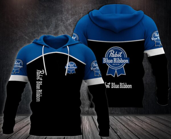 Pabst Blue Ribbon Hoodie Zip Hoodie 3D 1