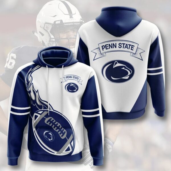 Penn State Nittany Lions Hoodie Zip Hoodie 3D 2