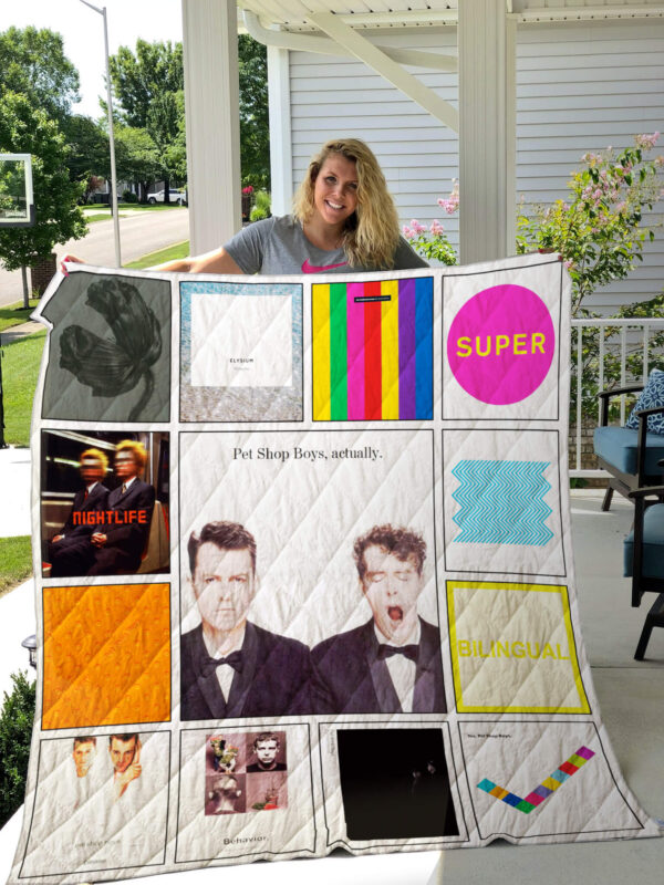 Pet Shop Boys Quilt Blanket 3