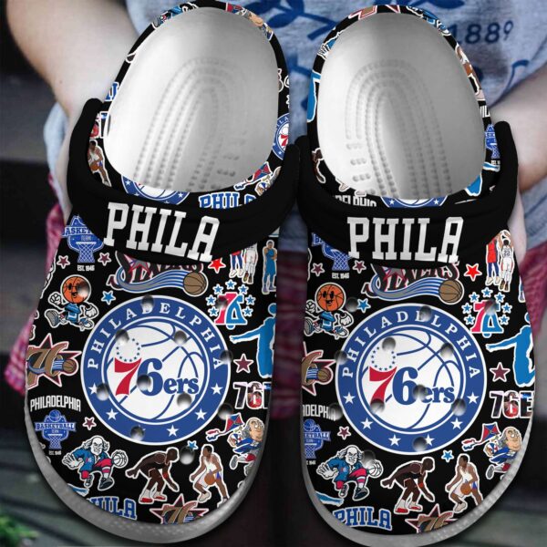 Philadelphia 76ers Crocs 2