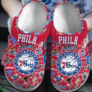 Philadelphia 76ers Crocs 3