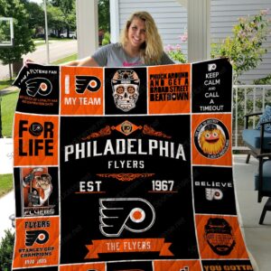 Philadelphia Flyers Quilt Blanket 1