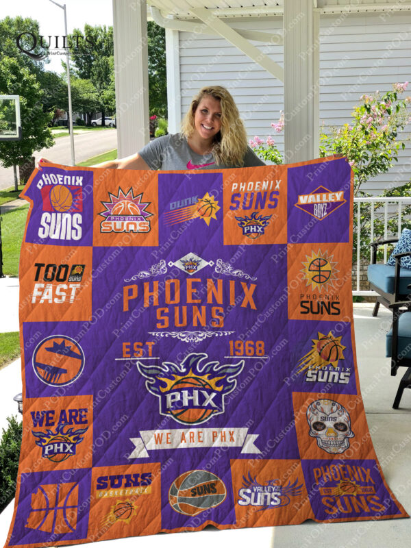 Phoenix Suns Quilt Blanket 3