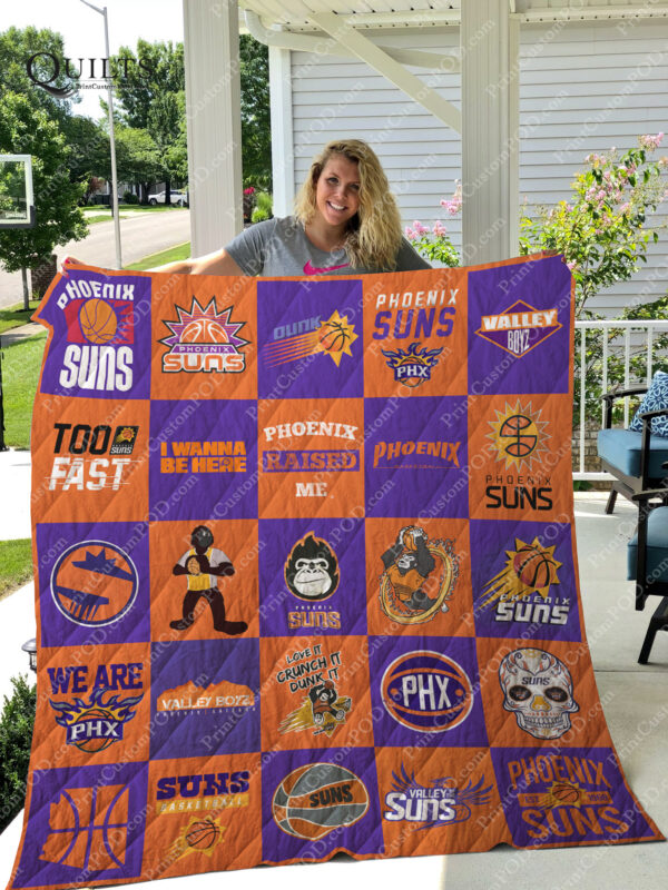 Phoenix Suns Quilt Blanket 2