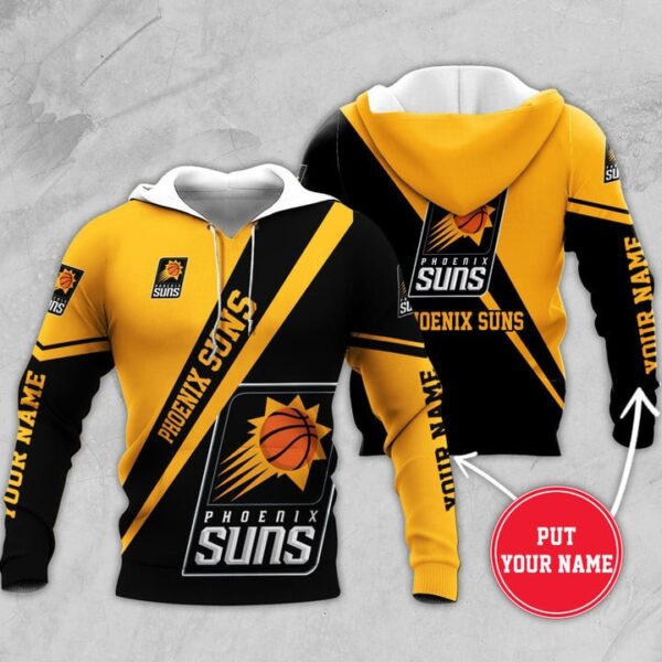 Phoenix Suns Hoodie Zip Hoodie 3D 3