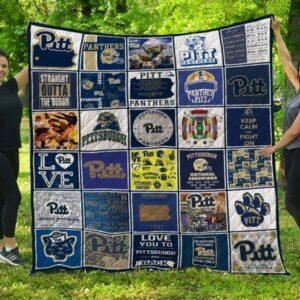 Pittsburgh Panthers Quilt Blanket 3