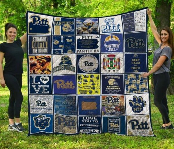 Pittsburgh Panthers Quilt Blanket 3