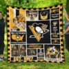 Pittsburgh Penguins Quilt Blanket 4