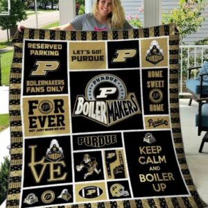 Purdue Boilermakers Quilt Blanket