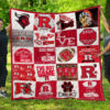 Rutgers Scarlet Knights Quilt Blanket 2