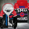 SMU Mustangs Fleece Zipper Hoodie