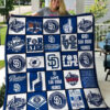 San Diego Padres Quilt Blanket 3