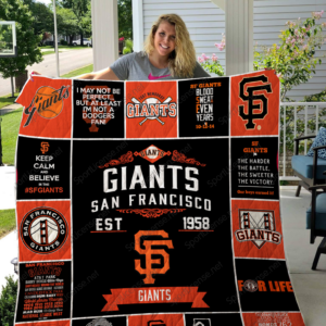 San Francisco Giants Quilt Blanket 1