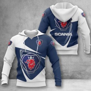 Scania Hoodie Zip Hoodie 3D 1