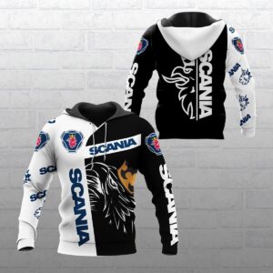 Scania Hoodie Zip Hoodie 3D 4