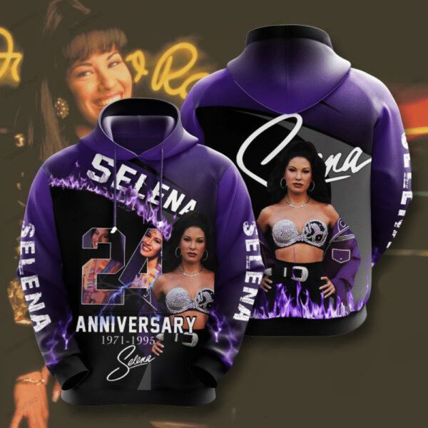 Selena Quintanilla Hoodie Zip Hoodie 3D 1