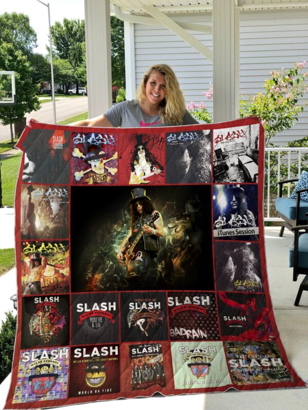 Slash Quilt Blanket 4