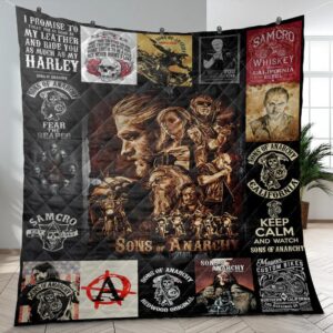 Son Of Anarchy Quilt Blanket 5