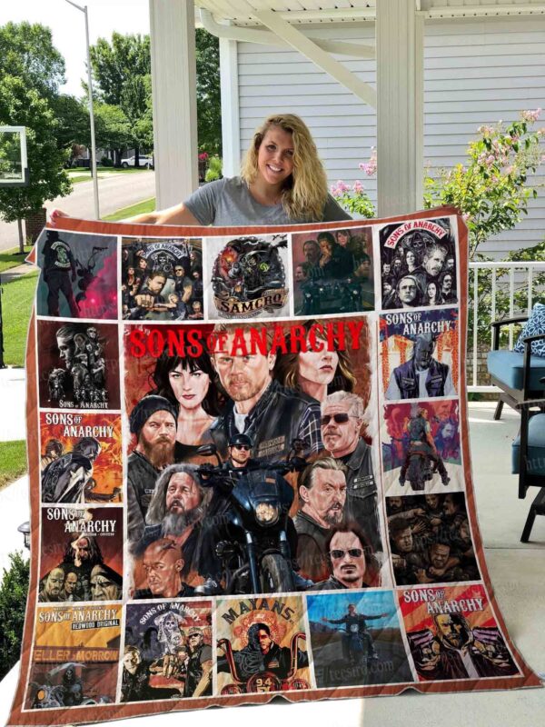 Son Of Anarchy Quilt Blanket 1