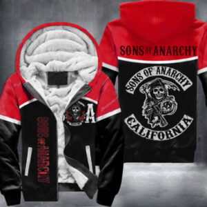 Son Of Anarchy Fleece Zipper Hoodie 2