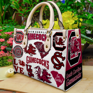 South Carolina Gamecocks Leather Handbag