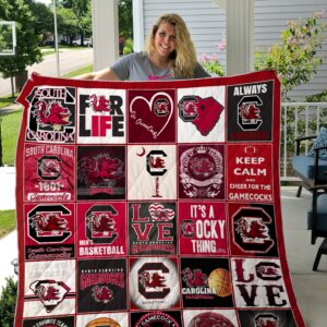 South Carolina Gamecocks Quilt Blanket 2