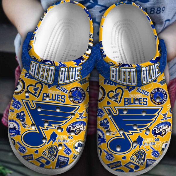 St. Louis Blues Crocs 1