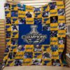 St. Louis Blues Quilt Blanket 3