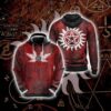 Supernatural Hoodie Zip Hoodie 3D 2