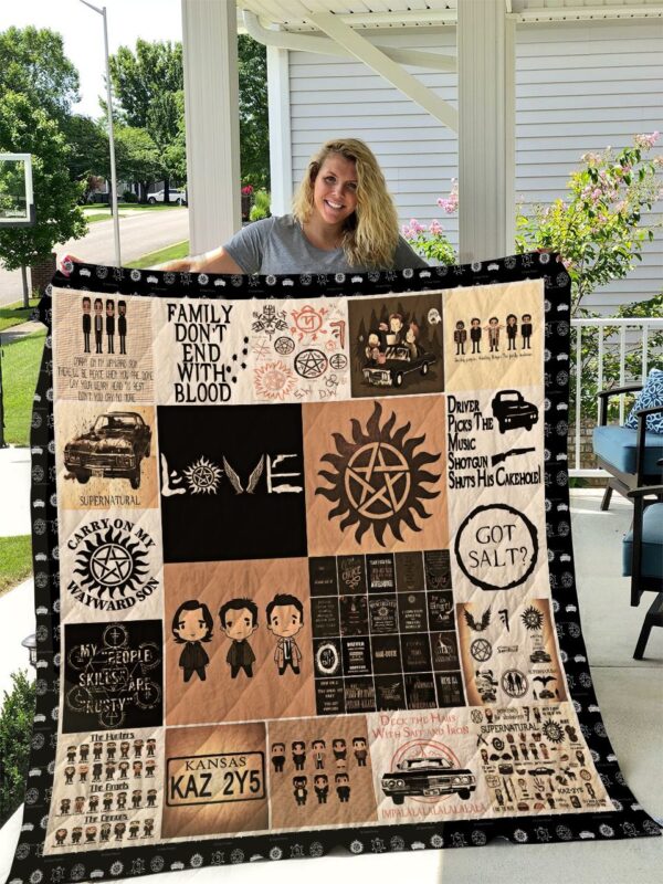 Supernatural Quilt Blanket