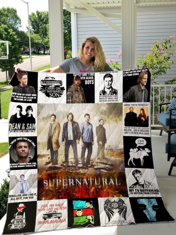 Supernatural Quilt Blanket 3