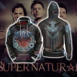 Supernatural Hoodie Zip Hoodie 3D 3