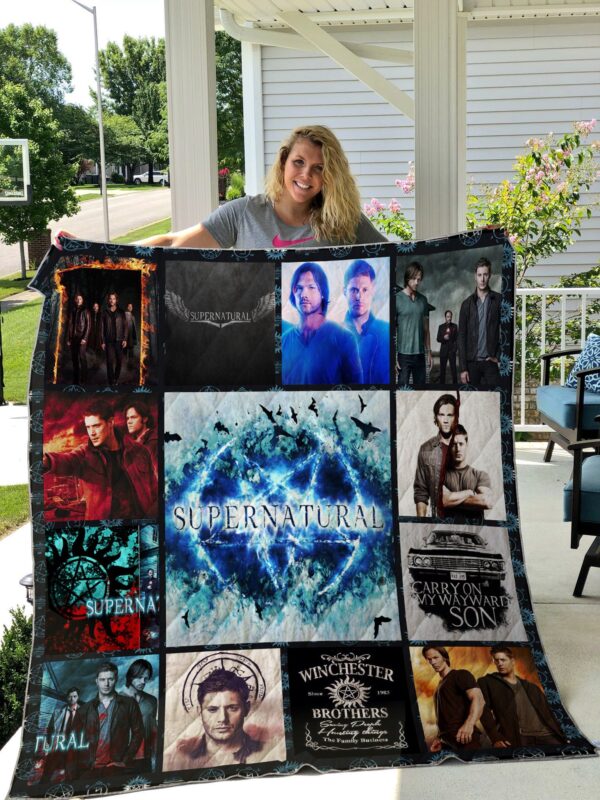 Supernatural Quilt Blanket 4