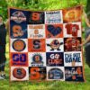 Syracuse Orange Quilt Blanket 3