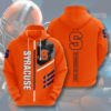 Syracuse Orange Hoodie Zip Hoodie 3D 1