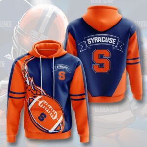 Syracuse Orange Hoodie Zip Hoodie 3D 2