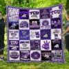 TCU Horned Frogs Quilt Blanket 1