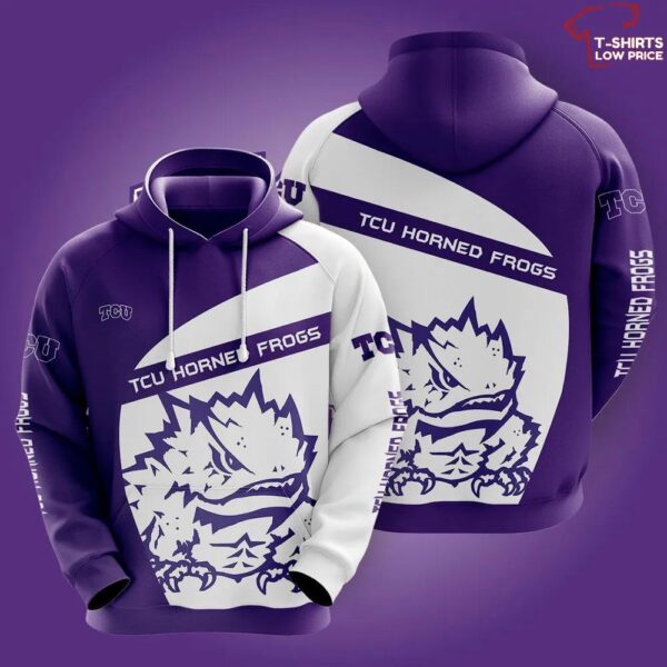 TCU Horned Frogs Hoodie Zip Hoodie 3D